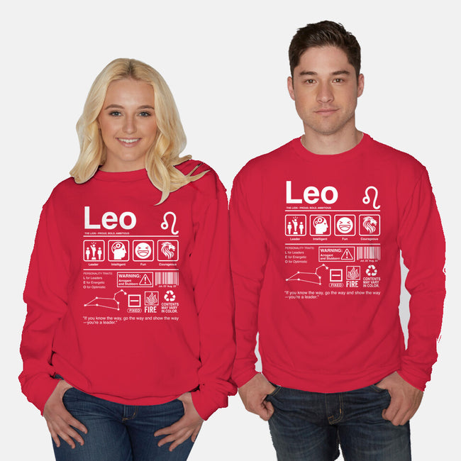 Leo Label-Unisex-Crew Neck-Sweatshirt-DrMonekers