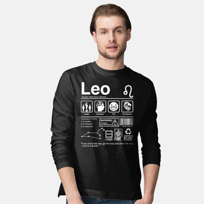 Leo Label-Mens-Long Sleeved-Tee-DrMonekers