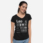 Leo Label-Womens-V-Neck-Tee-DrMonekers