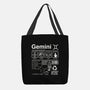 Gemini Label-None-Basic Tote-Bag-DrMonekers