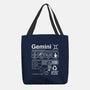 Gemini Label-None-Basic Tote-Bag-DrMonekers