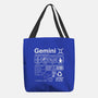 Gemini Label-None-Basic Tote-Bag-DrMonekers