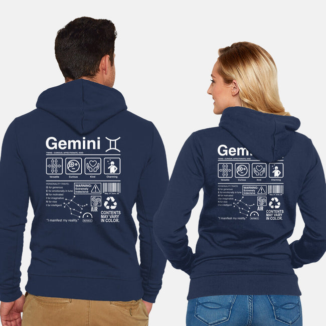 Gemini Label-Unisex-Zip-Up-Sweatshirt-DrMonekers