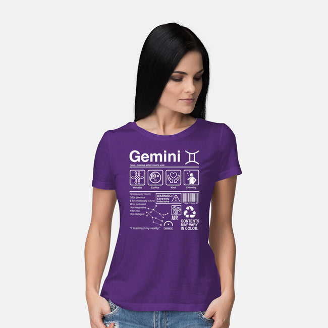 Gemini Label-Womens-Basic-Tee-DrMonekers