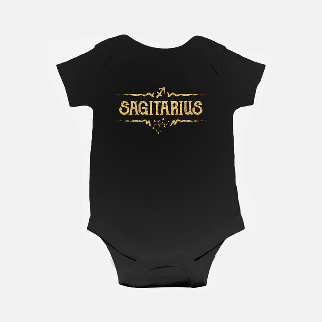 Vintage Sagitarius-Baby-Basic-Onesie-kg07