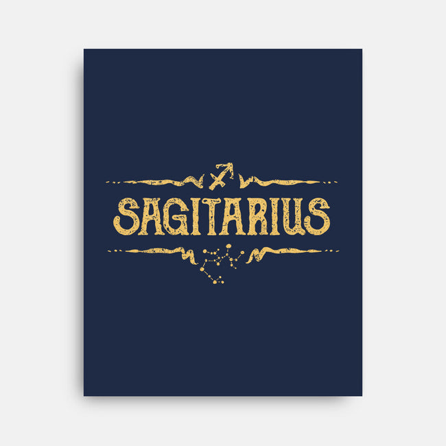 Vintage Sagitarius-None-Stretched-Canvas-kg07