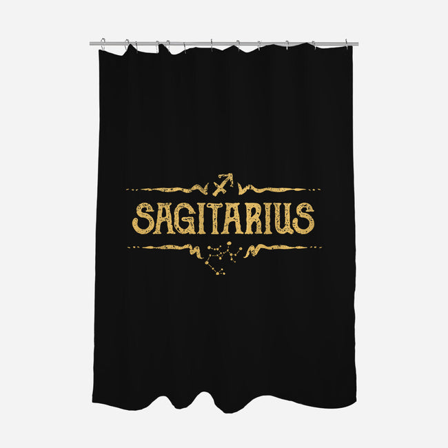Vintage Sagitarius-None-Polyester-Shower Curtain-kg07
