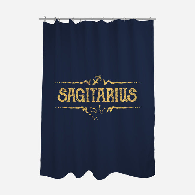 Vintage Sagitarius-None-Polyester-Shower Curtain-kg07