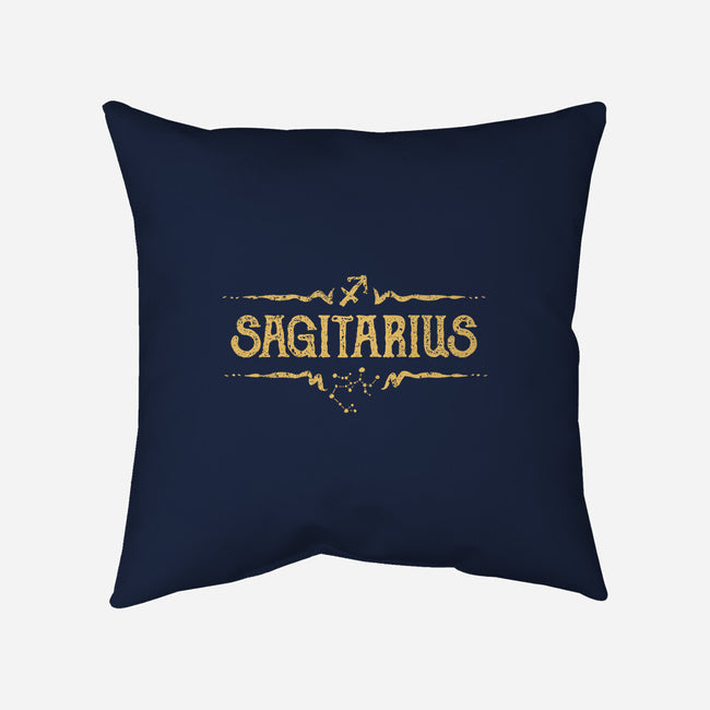 Vintage Sagitarius-None-Removable Cover w Insert-Throw Pillow-kg07