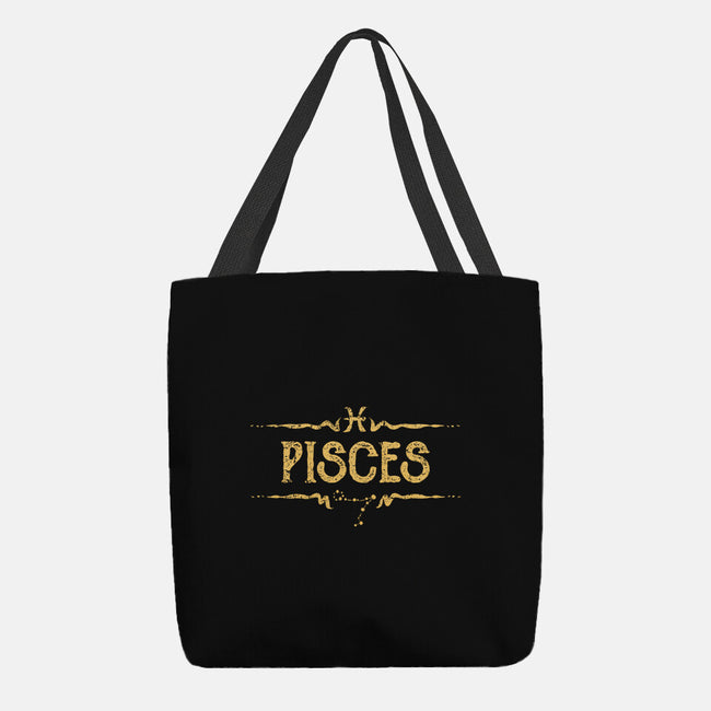 Vintage Pisces-None-Basic Tote-Bag-kg07