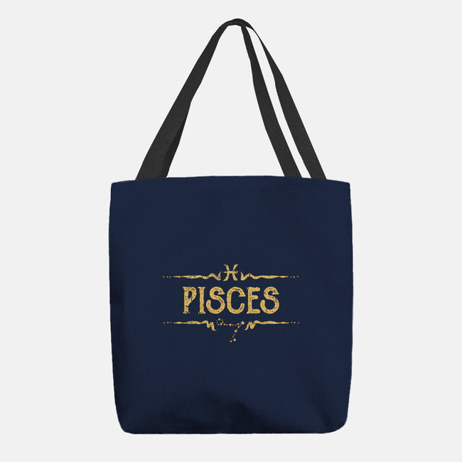 Vintage Pisces-None-Basic Tote-Bag-kg07