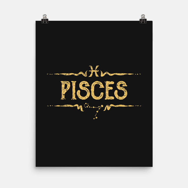 Vintage Pisces-None-Matte-Poster-kg07