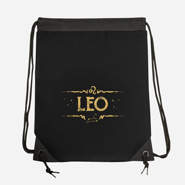 Vintage Leo-None-Drawstring-Bag-kg07