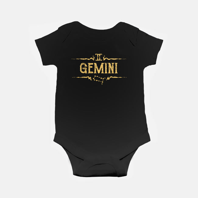 Vintage Gemini-Baby-Basic-Onesie-kg07