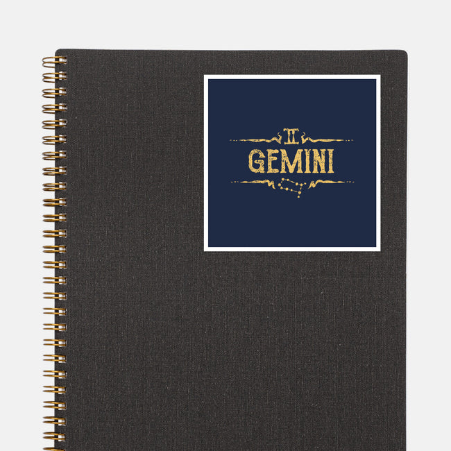 Vintage Gemini-None-Glossy-Sticker-kg07