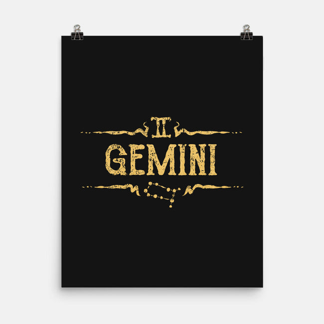 Vintage Gemini-None-Matte-Poster-kg07