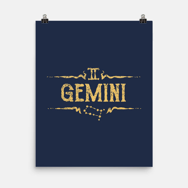 Vintage Gemini-None-Matte-Poster-kg07