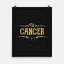 Vintage Cancer Sign-None-Matte-Poster-kg07