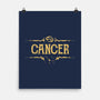 Vintage Cancer Sign-None-Matte-Poster-kg07