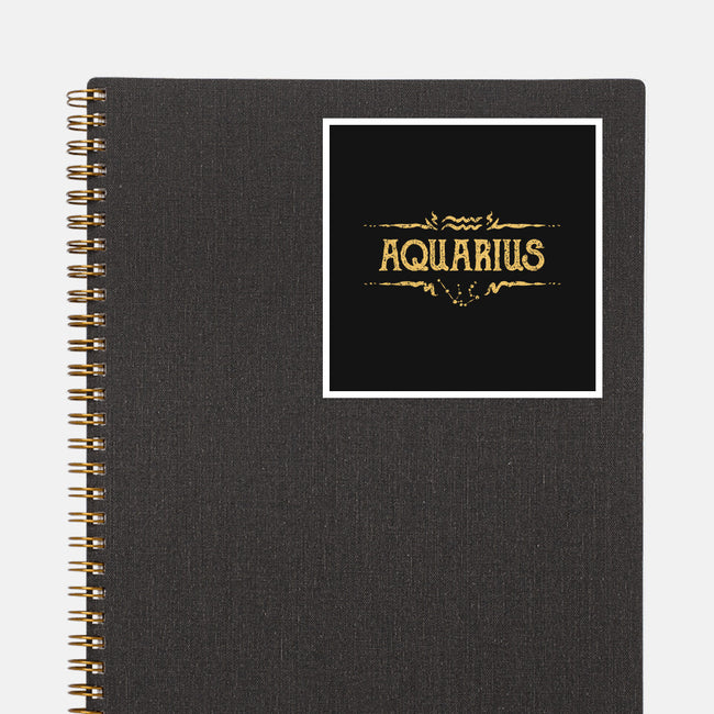 Vintage Aquarius-None-Glossy-Sticker-kg07