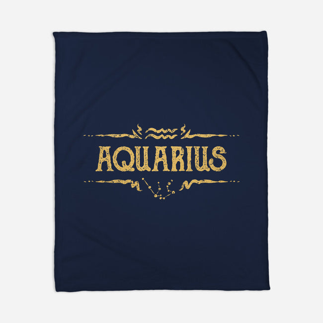 Vintage Aquarius-None-Fleece-Blanket-kg07