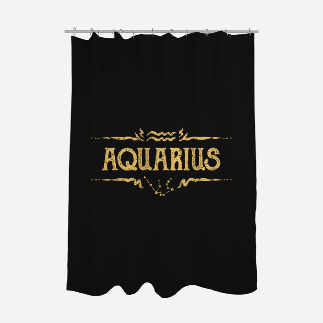 Vintage Aquarius-None-Polyester-Shower Curtain-kg07