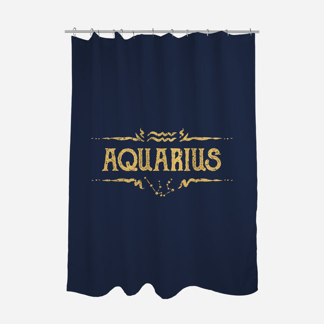Vintage Aquarius-None-Polyester-Shower Curtain-kg07