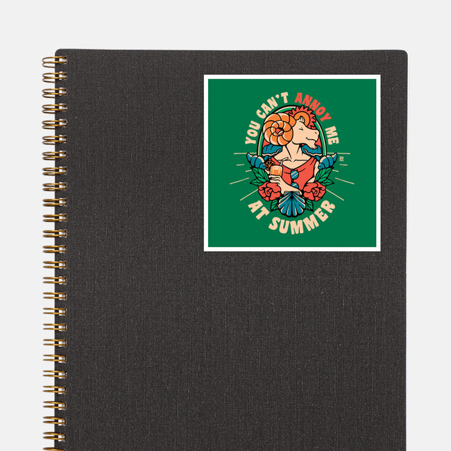 You Can't Annoy Me At Summer-None-Glossy-Sticker-raffaus