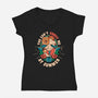You Can't Annoy Me At Summer-Womens-V-Neck-Tee-raffaus