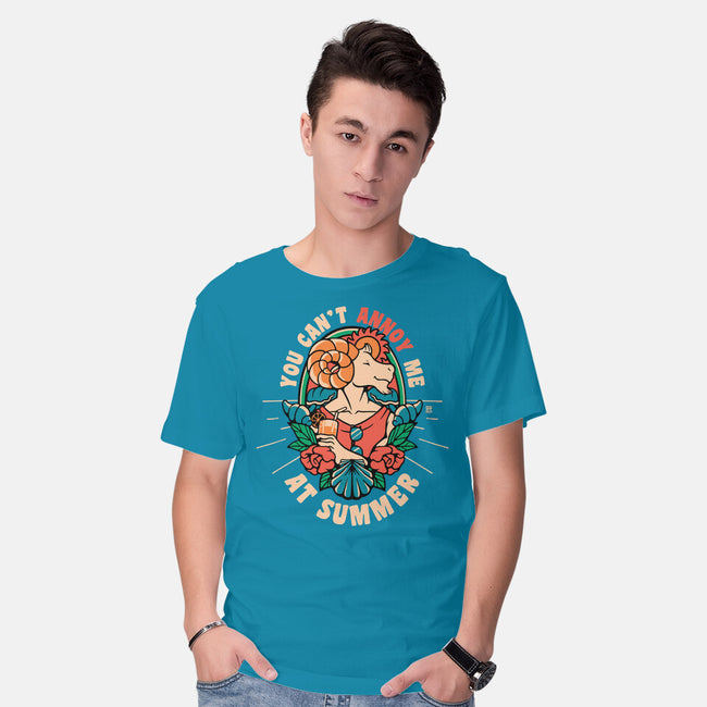 You Can't Annoy Me At Summer-Mens-Basic-Tee-raffaus