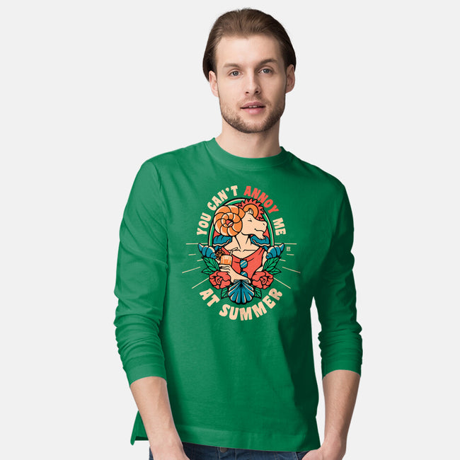 You Can't Annoy Me At Summer-Mens-Long Sleeved-Tee-raffaus