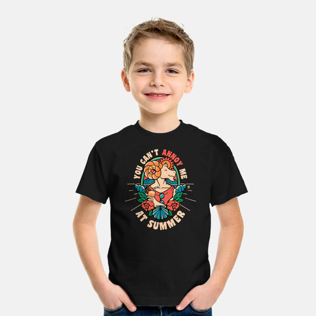 You Can't Annoy Me At Summer-Youth-Basic-Tee-raffaus