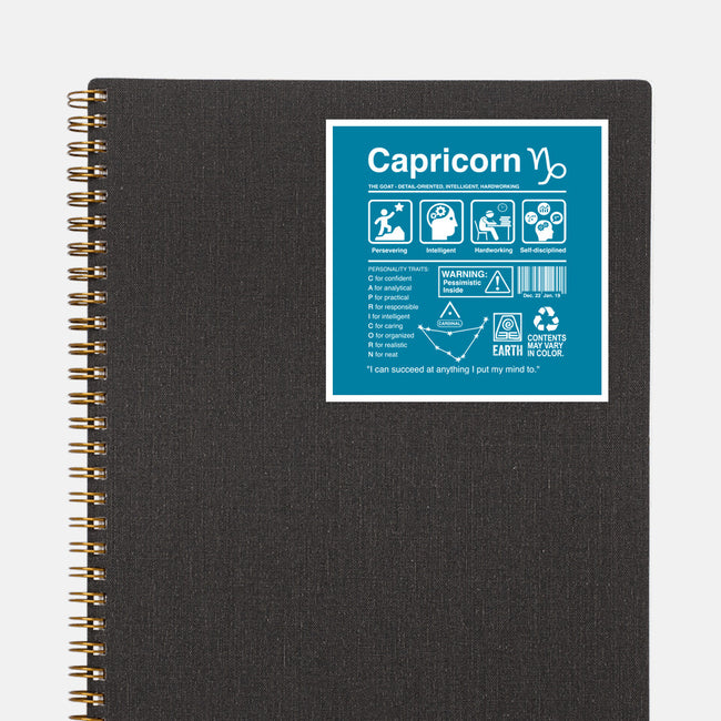 Capricorn Label-None-Glossy-Sticker-DrMonekers
