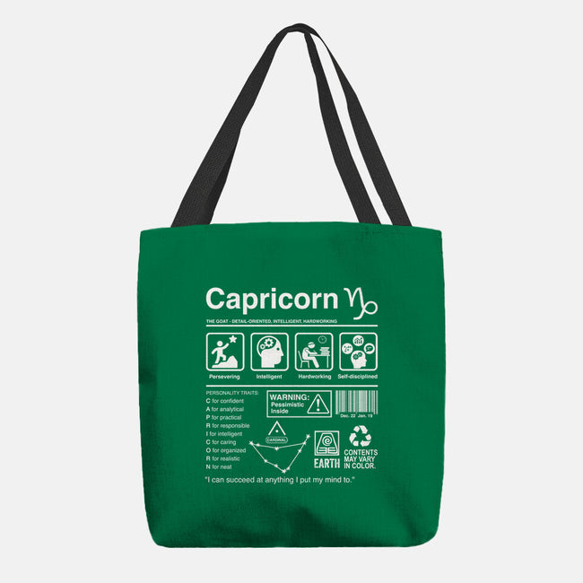 Capricorn Label-None-Basic Tote-Bag-DrMonekers