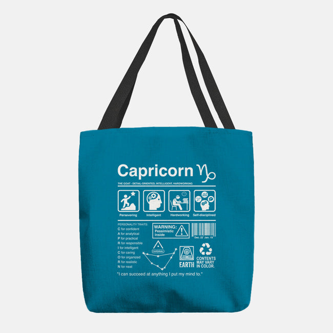 Capricorn Label-None-Basic Tote-Bag-DrMonekers