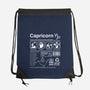 Capricorn Label-None-Drawstring-Bag-DrMonekers