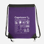 Capricorn Label-None-Drawstring-Bag-DrMonekers