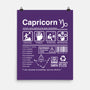 Capricorn Label-None-Matte-Poster-DrMonekers