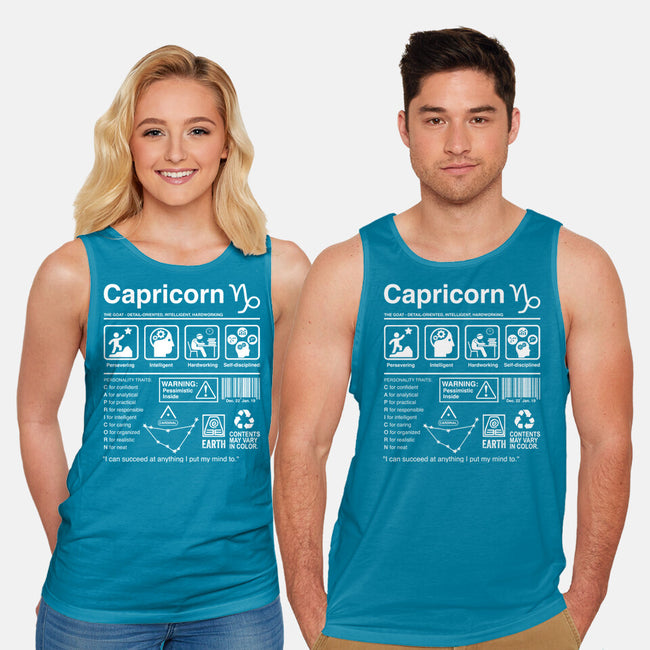 Capricorn Label-Unisex-Basic-Tank-DrMonekers