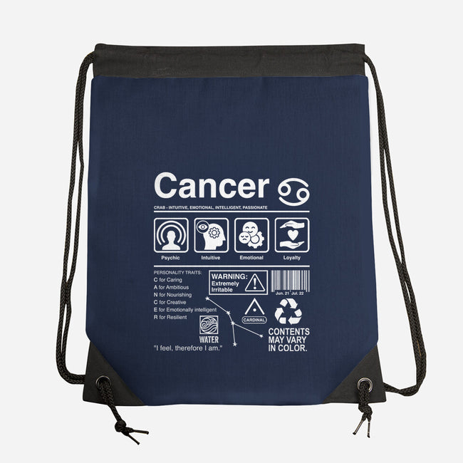 Cancer Label-None-Drawstring-Bag-DrMonekers