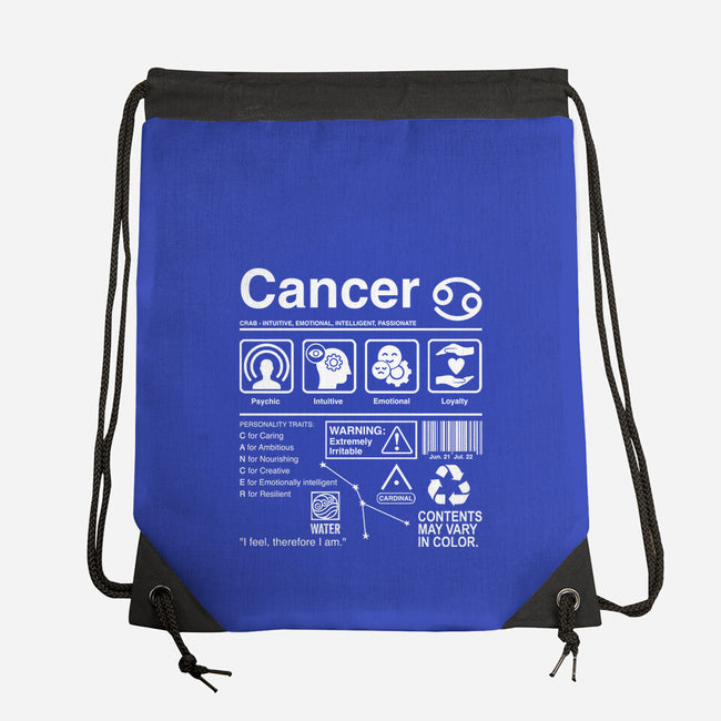 Cancer Label-None-Drawstring-Bag-DrMonekers