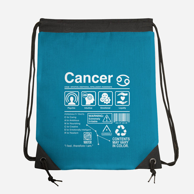Cancer Label-None-Drawstring-Bag-DrMonekers