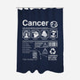 Cancer Label-None-Polyester-Shower Curtain-DrMonekers