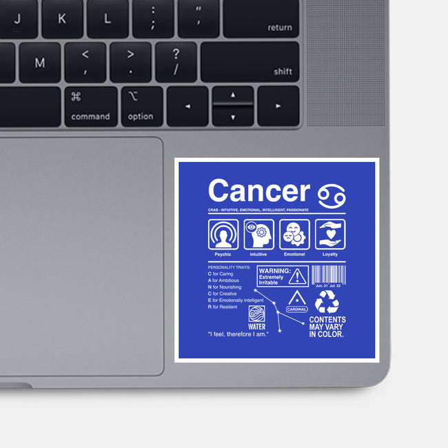 Cancer Label-None-Glossy-Sticker-DrMonekers