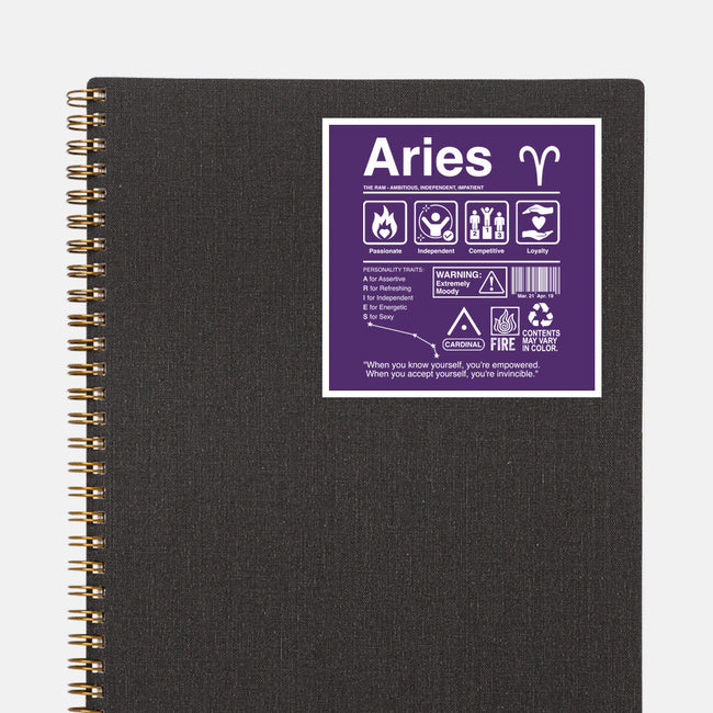 Aries Label-None-Glossy-Sticker-DrMonekers