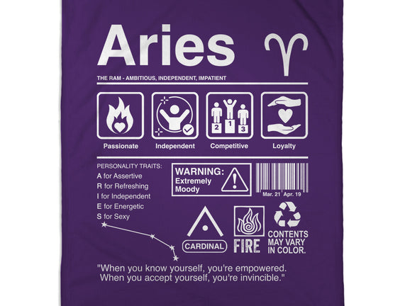 Aries Label