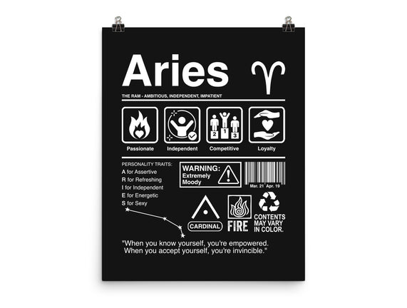Aries Label