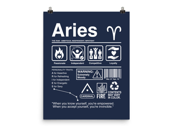 Aries Label