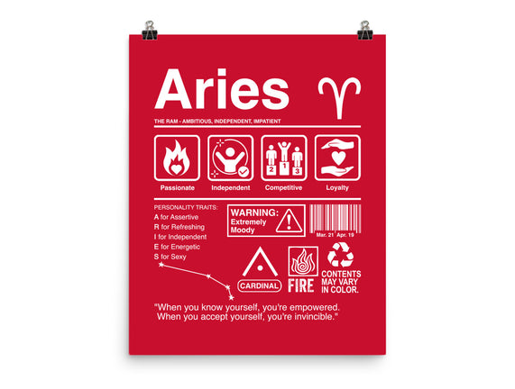 Aries Label