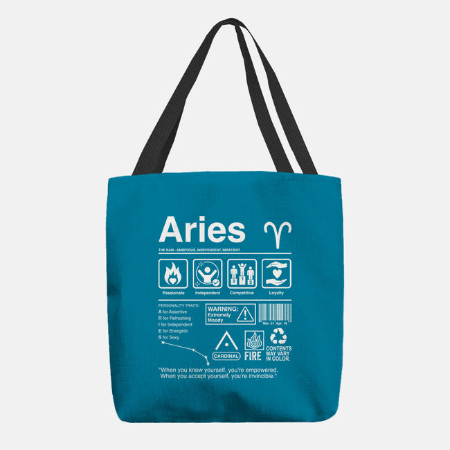 Aries Label-None-Basic Tote-Bag-DrMonekers